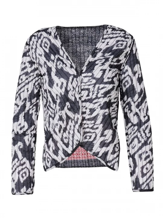 Obrázek produktu KOROSHI Přechodná bunda jasně červená / černá / offwhite