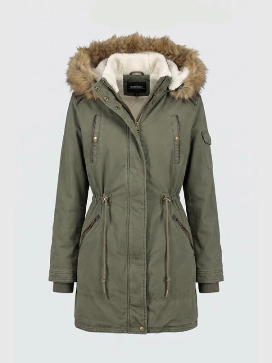 Obrázek produktu KOROSHI Přechodová parka khaki