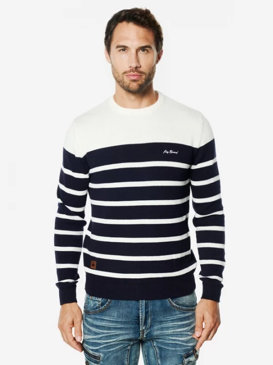 Obrázek produktu KOROSHI Svetr marine modrá / offwhite