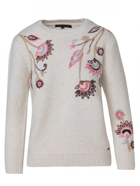 Obrázek produktu KOROSHI Svetr modrá / pink / černá / offwhite