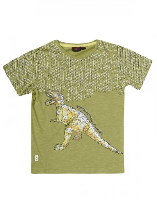 Obrázek produktu KOROSHI Tričko světle žlutá / rákos / černá / bílá
