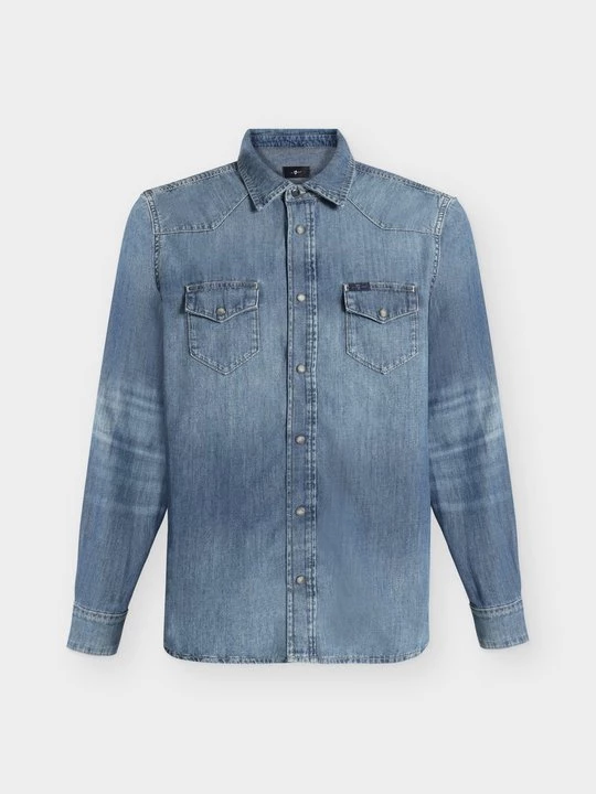 Obrázek produktu Košile 7 For All Mankind světlemodrý denim