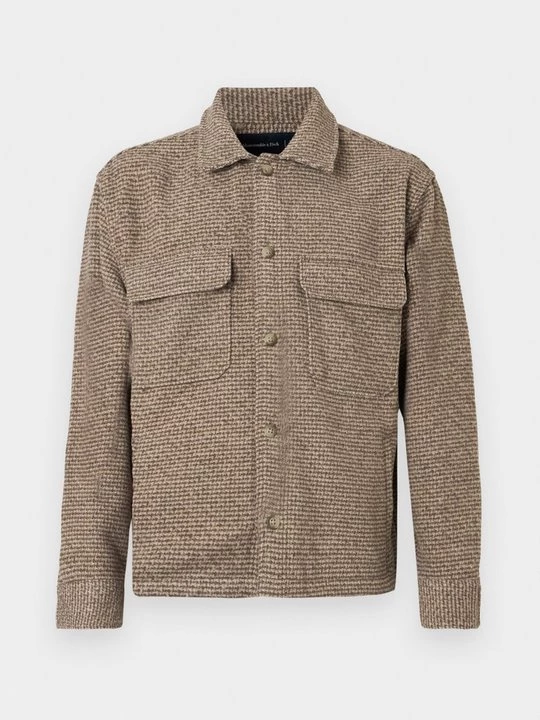 Obrázek produktu Košile Abercrombie & Fitch světle hnědošedá