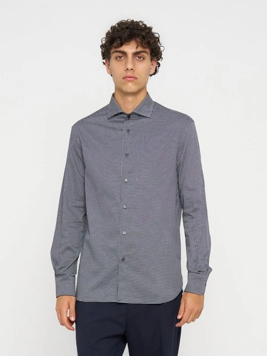 Obrázek produktu Košile Emporio Armani skvrnitě petrolově zelená
