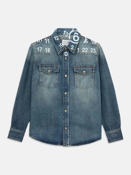 Obrázek produktu Košile MM6 Maison Margiela modrý denim