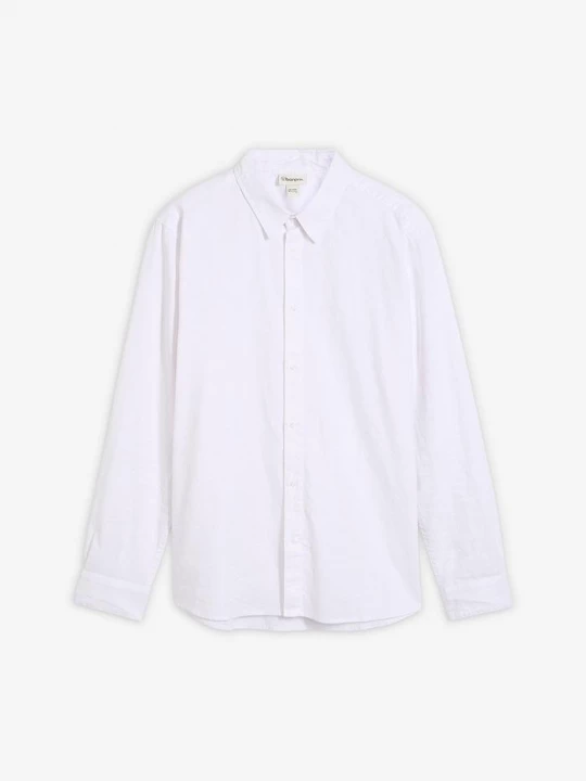 Obrázek produktu Košile s dlouhým rukávem, Modern Fit, z chladivé směsi se lnem BonPrix