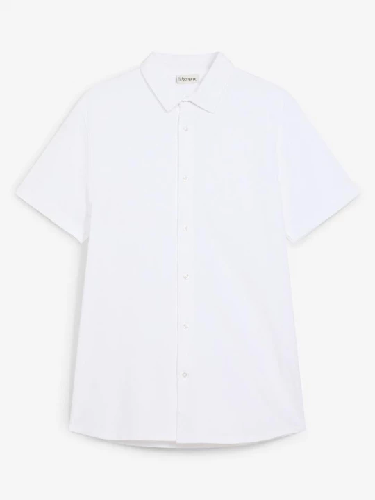 Obrázek produktu Košile s krátkým rukávem, ze super strečového piké, Slim Fit BonPrix