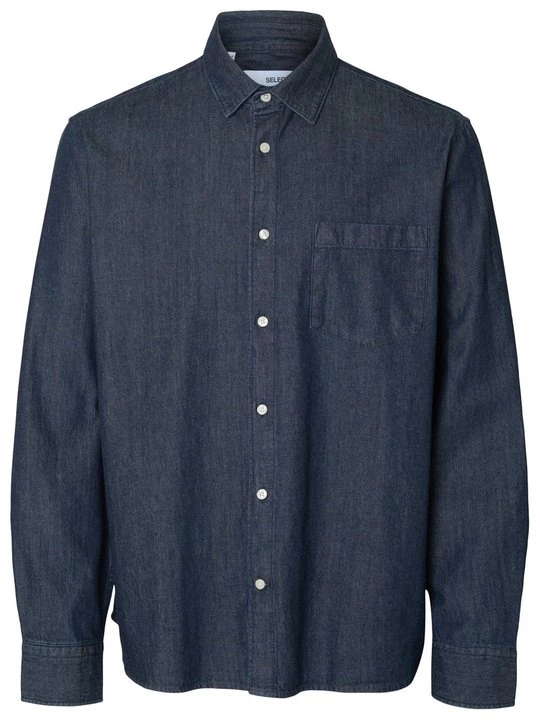 Obrázek produktu Košile Selected tmavomodrý denim