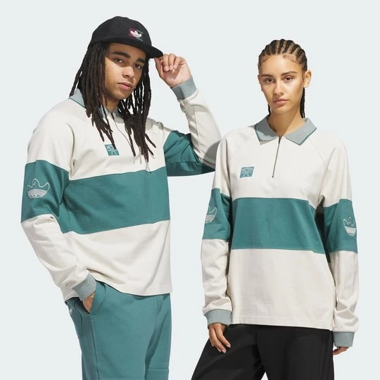 Obrázek produktu Košile Shmoofoil Heavyweight Rugby Long Sleeve Adidas béžová
