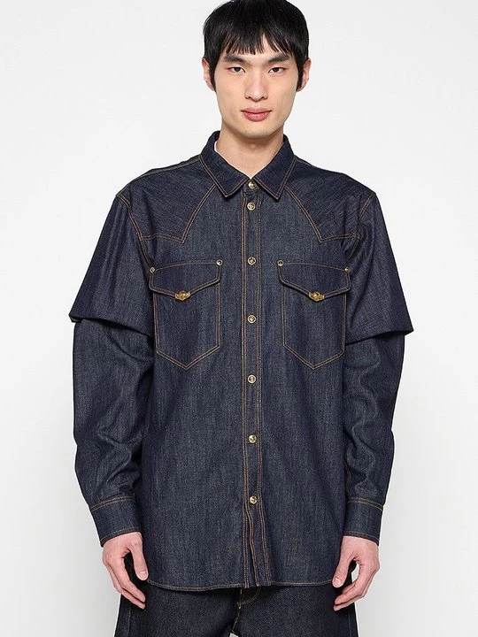Obrázek produktu Košile Versace Jeans Couture modrý denim