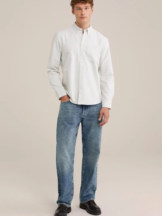 Obrázek produktu Košile WE Fashion melírovaná olivová