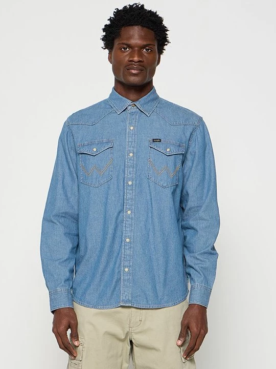 Obrázek produktu Košile Wrangler modrošedá