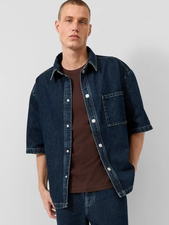 Obrázek produktu Košilová bunda z denimu QS modrá