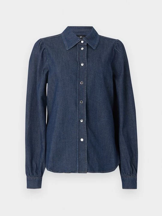 Obrázek produktu Košilová halenka 7 For All Mankind světlemodrý denim