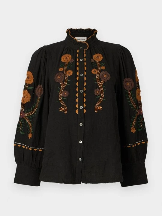 Obrázek produktu Košilová halenka Antik Batik černá