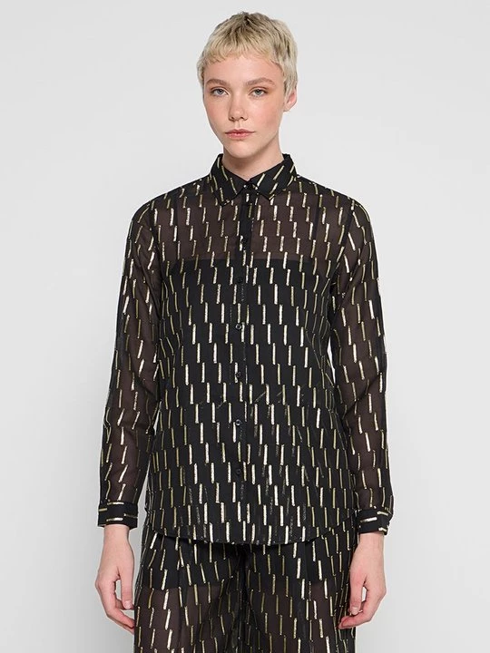 Obrázek produktu Košilová halenka Armani Exchange černá