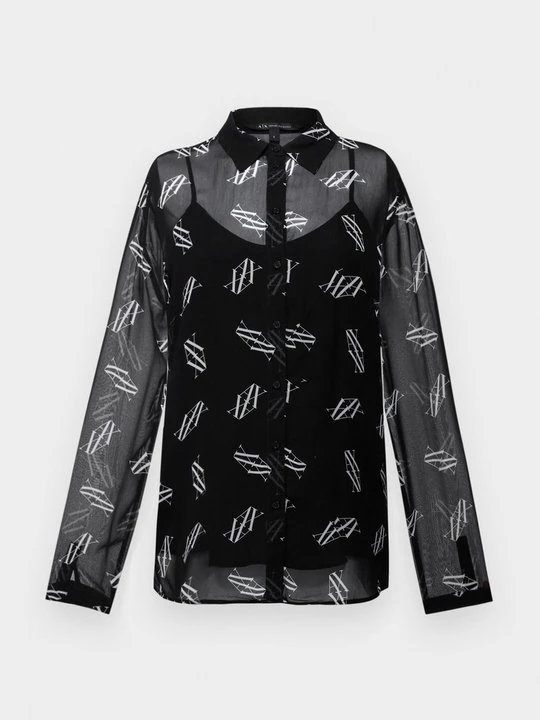 Obrázek produktu Košilová halenka Armani Exchange černá