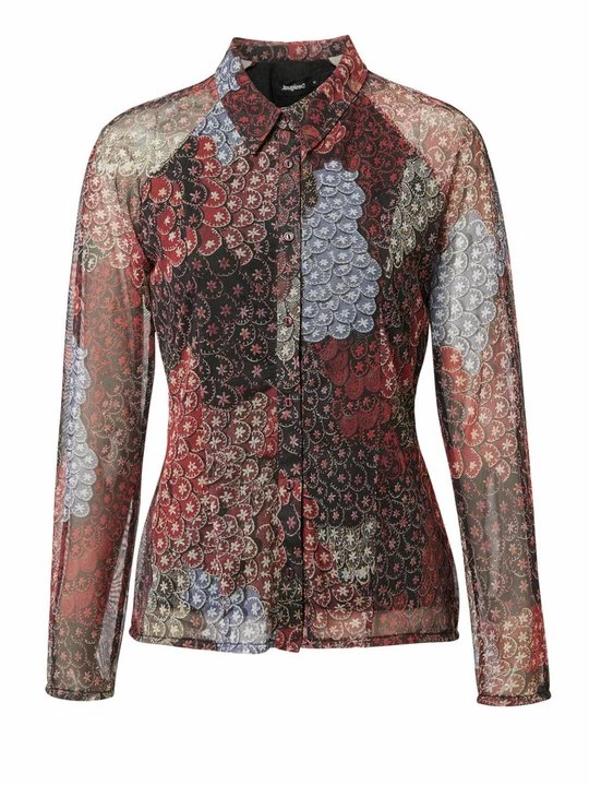 Obrázek produktu Košilová halenka Desigual hnědá