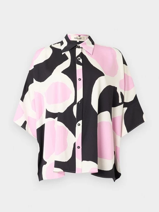 Obrázek produktu Košilová halenka Diane Von Furstenberg růžová
