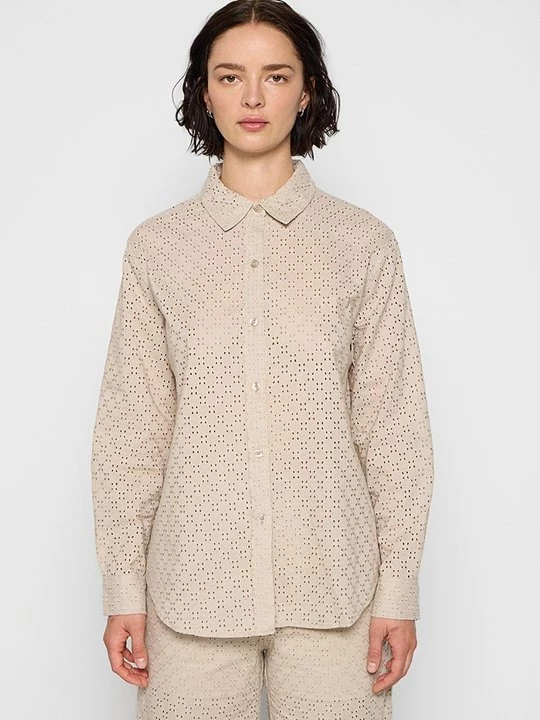 Obrázek produktu Košilová halenka DKNY béžová