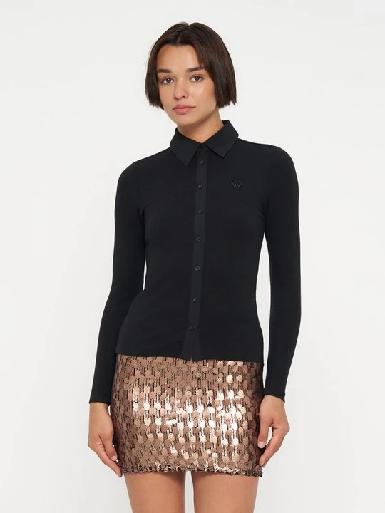 Obrázek produktu Košilová halenka DKNY černá