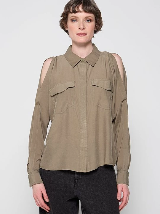 Obrázek produktu Košilová halenka DKNY khaki