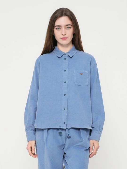 Obrázek produktu Košilová halenka Emporio Armani modrý denim