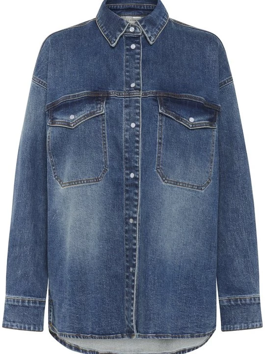 Obrázek produktu Košilová halenka Gestuz modrý denim