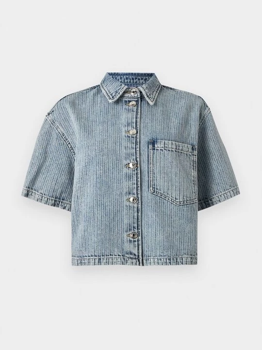 Obrázek produktu Košilová halenka Hugo modrý denim