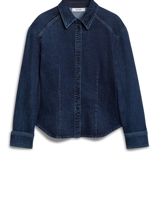 Obrázek produktu Košilová halenka IVY & OAK tmavomodrý denim