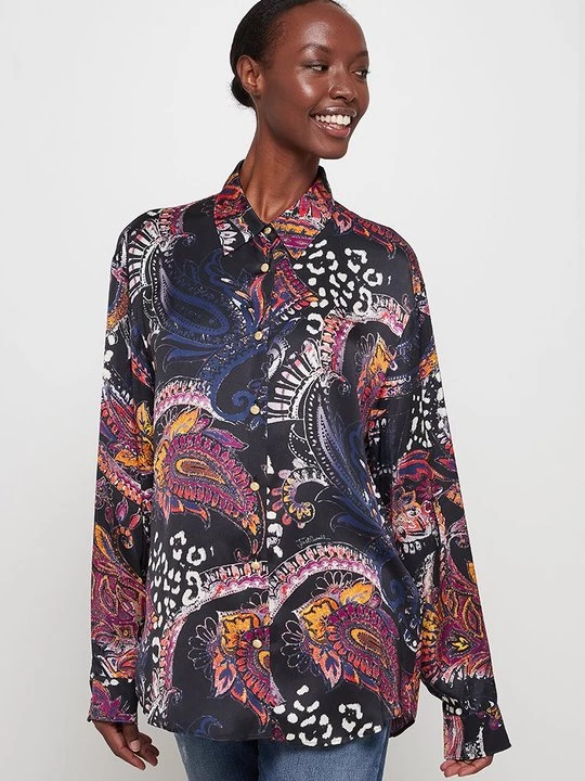 Obrázek produktu Košilová halenka Just Cavalli černá