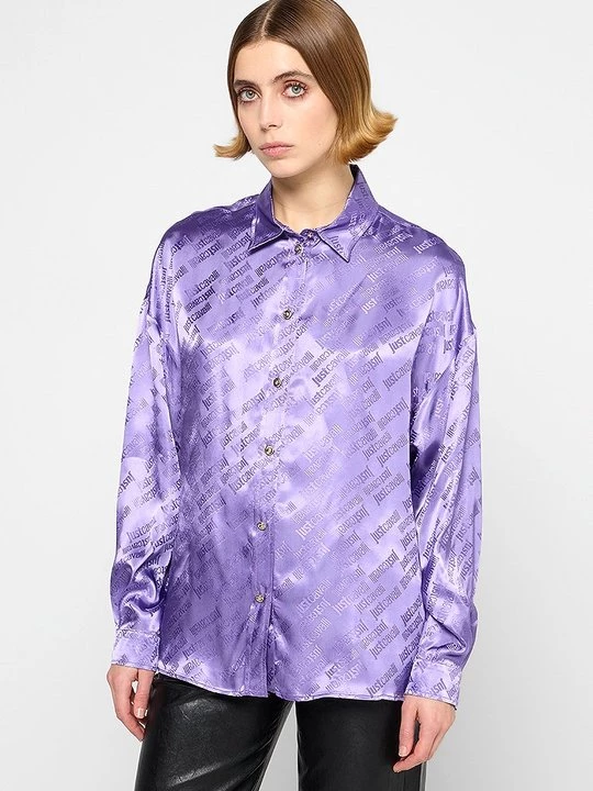 Obrázek produktu Košilová halenka Just Cavalli fialová