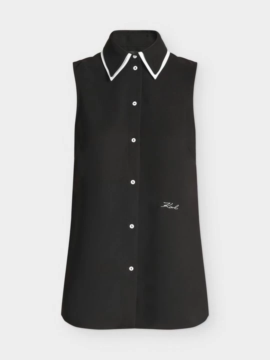 Obrázek produktu Košilová halenka KARL LAGERFELD černá