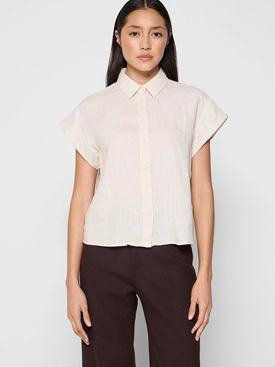 Obrázek produktu Košilová halenka KnowledgeCotton Apparel béžová