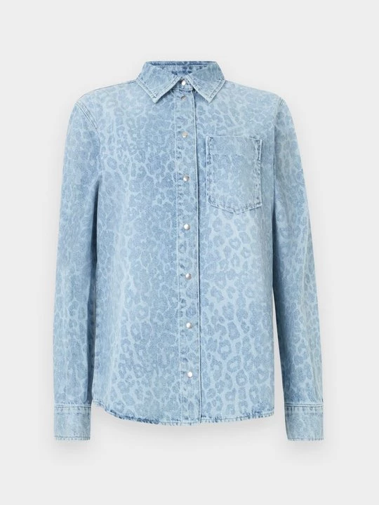 Obrázek produktu Košilová halenka lala Berlin světlemodrý denim