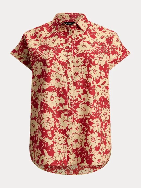 Obrázek produktu Košilová halenka Lauren Ralph Lauren červená