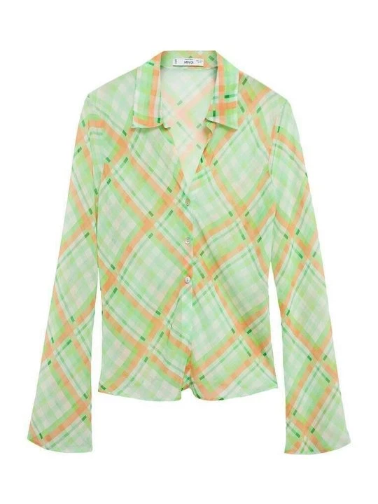 Obrázek produktu Košilová halenka Mango zelená
