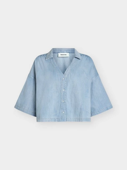 Obrázek produktu Košilová halenka Modström modrý denim