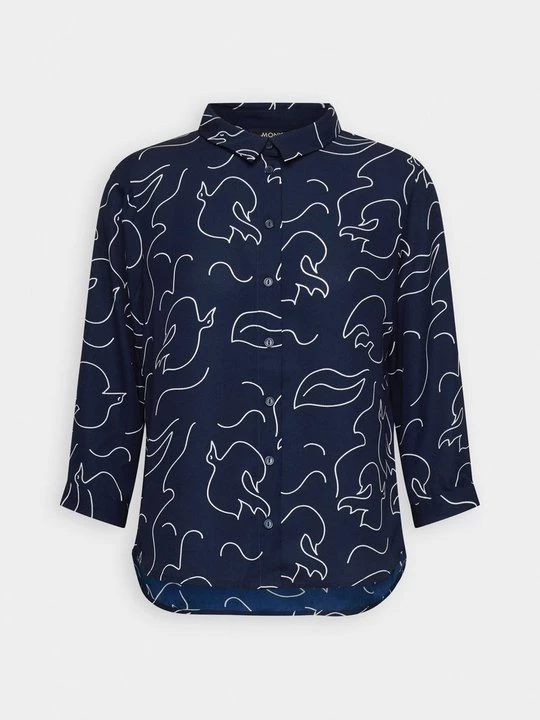 Obrázek produktu Košilová halenka Monki tmavě modrá