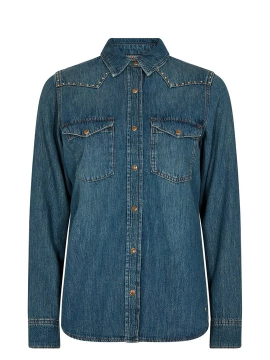 Obrázek produktu Košilová halenka MOS MOSH modrý denim