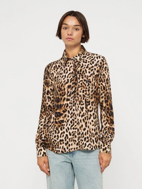 Obrázek produktu Košilová halenka MOSCHINO hnědá
