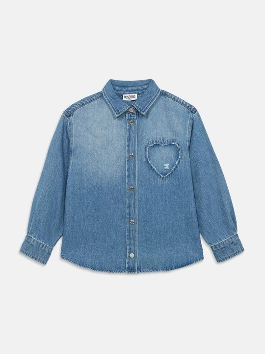 Obrázek produktu Košilová halenka MOSCHINO modrý denim