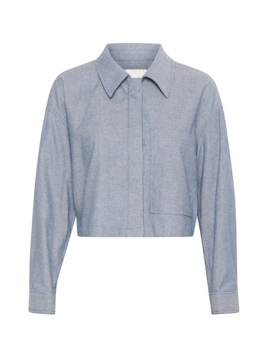 Obrázek produktu Košilová halenka My Essential Wardrobe skvrnitě modrá
