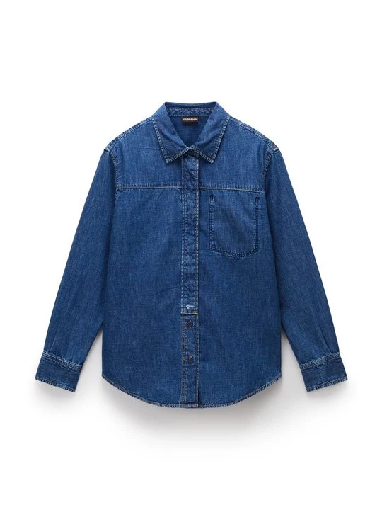 Obrázek produktu Košilová halenka Napapijri světlemodrý denim