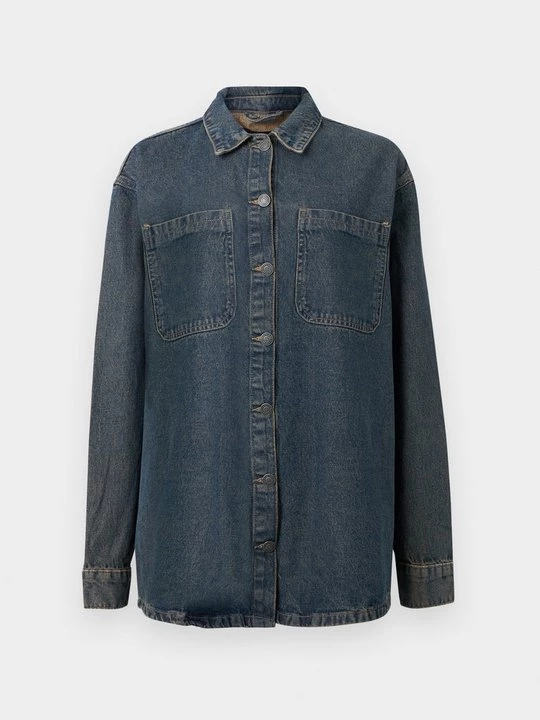 Obrázek produktu Košilová halenka Noisy May tmavomodrý denim