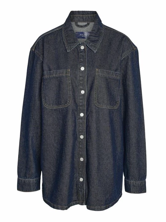Obrázek produktu Košilová halenka Noisy May tmavomodrý denim