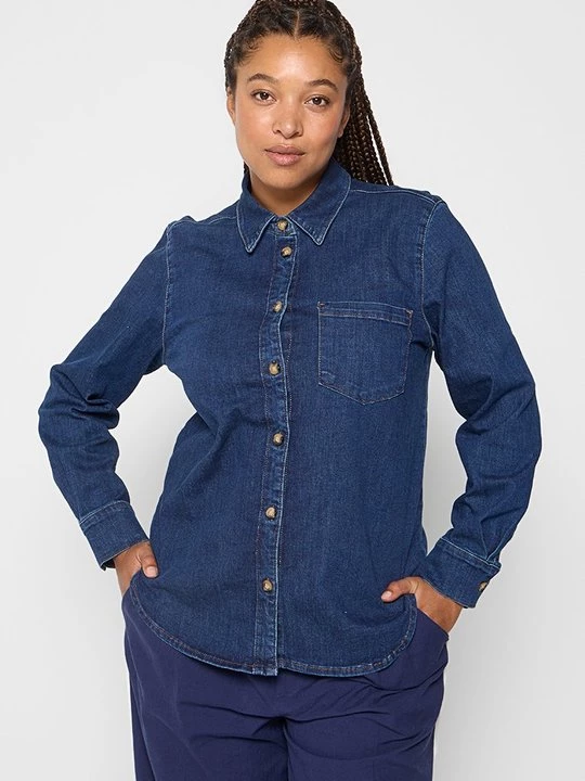 Obrázek produktu Košilová halenka Nümph modrý denim