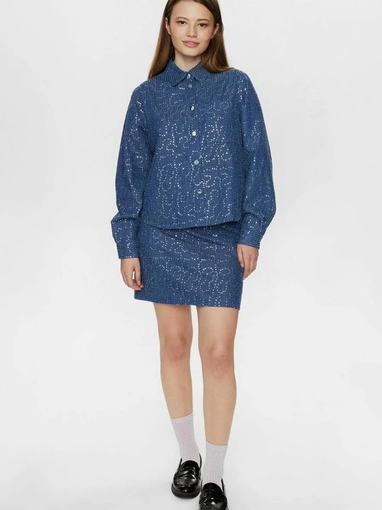 Obrázek produktu Košilová halenka Nümph modrý denim