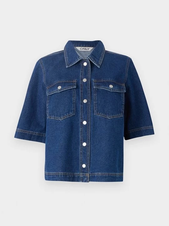 Obrázek produktu Košilová halenka Only tmavomodrý denim
