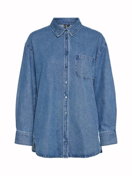 Obrázek produktu Košilová halenka Pieces modrý denim
